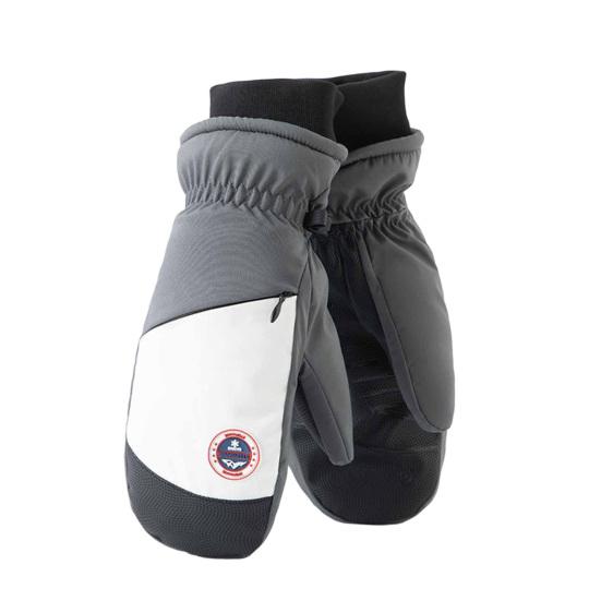 

1 пара ветрозащитных водонепроницаемых лыжных перчаток, теплые противоскользящие износостойкие перчатки с сенсорным экраном для верховой езды серый