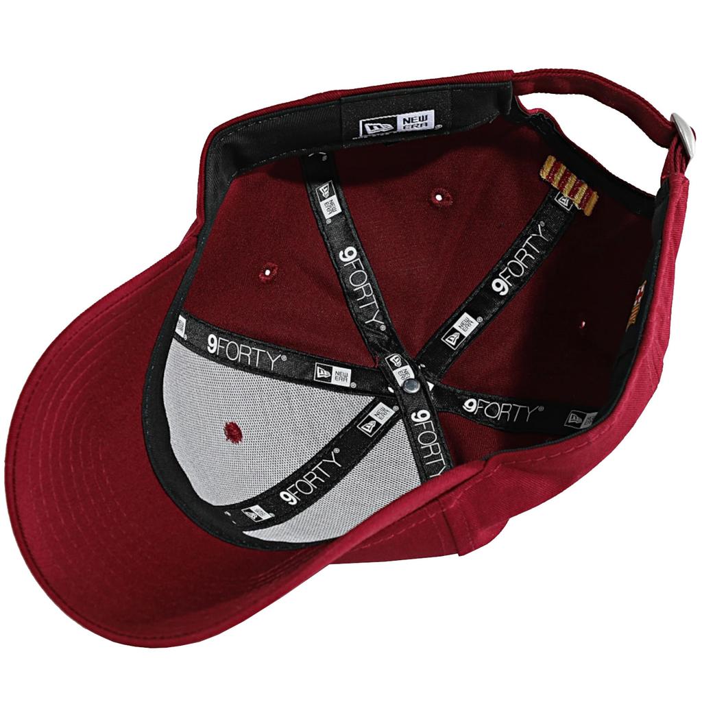 New Era Core 9Forty FC Barcelona Cap, Mens Burgundy Cap