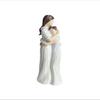 1 Piece of Nordic-Style Simple and Elegant Mother-Daughter Figurine, an Artistic Sculpture Expressing Family Affection for the Living Room or Study,