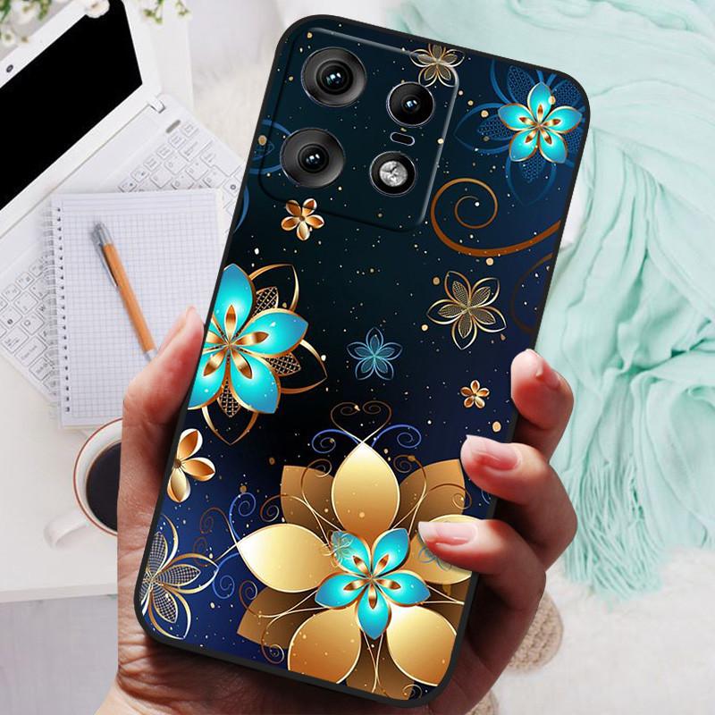 Etui na Moto Edge 50 Pro Luksusowe Zwierzęta Silikonowy Tylny Pokrowiec na Telefon Do Motorola Edge 50 Pro 5G Etui Ochronna Obudowa Edge50 pro