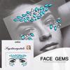 Eco-Friendly Masquerade Acrylic Face Diamond Stickers