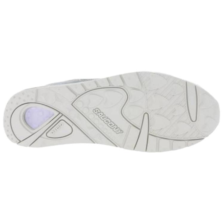 SAUCONY Grid 9000 Versatile Comfortable Leather Fabric Non-Slip Wear-Resistant Low-Top Running Shoes Unisex Running Shoes Gray S70302-3