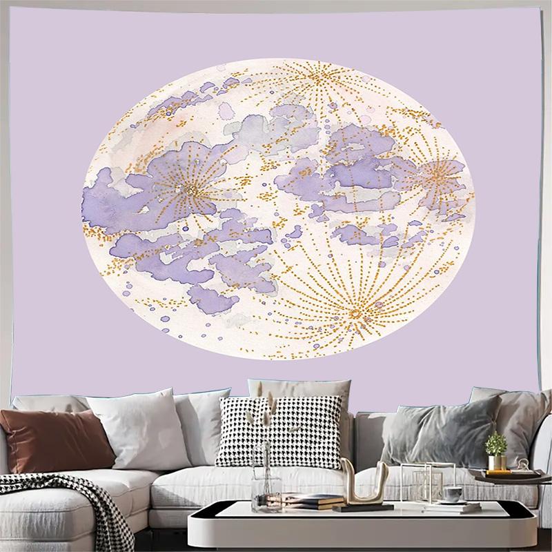 

Boho Tapestry Wall Hanging Nature Landscape Forest Trees Mountain Scenery Home Decor Aesthetic Room Decor Dorm Room Wall Art Gif 74x94cm(29x37in)