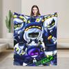 Robot Murder Drones V Uzi  Blanket Quality Super Warm  Bedding Throws Winter Airplane Travel Couch Chair Comfortable Bedspread