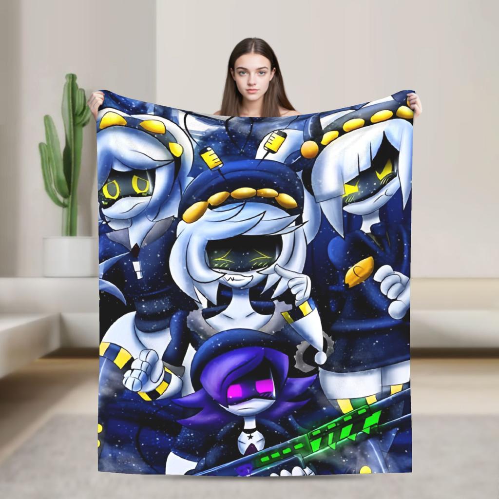 Robot Murder Drones V Uzi  Blanket Quality Super Warm  Bedding Throws Winter Airplane Travel Couch Chair Comfortable Bedspread