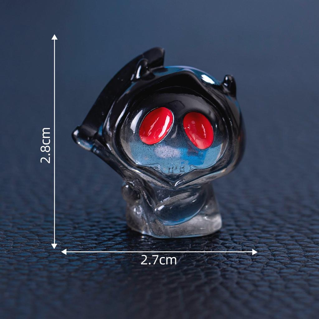 Cute Halloween Monster Crystal Ball Ornament Resin Home Desktop Mini Miniature Figurines Miniature Landscape Home Decoration