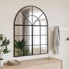 VidaXL Wall Mirror Black 80x100 Cm Arch Iron 3200632