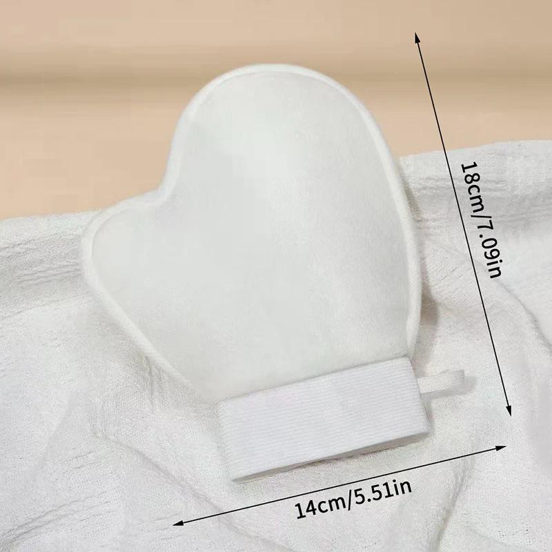Gant pour lotion corporelle Gant autobronzant Double face Empêche les mains collantes Applicateur Gant floqué à séchage rapide Applicateur de maquillage