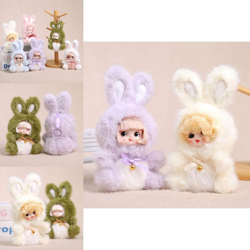 Plush Bunny Keychain With Soft Short Plush For Girls And Women