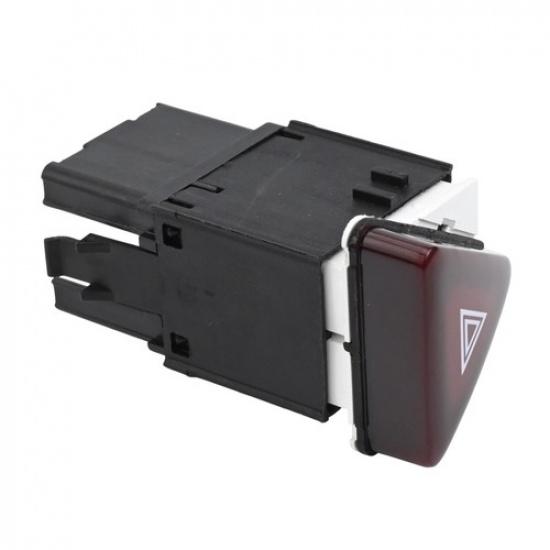 Replacement Hazard Flash Switch Button for Golf MK5 GTI In Dark Red Color