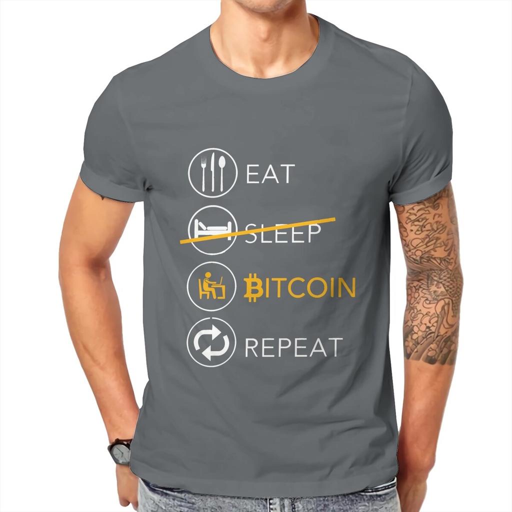 I Told You So Bitcoin Original TShirt Repeat Cryptocurrency Cotton Tops Tees Fitness T-shirt Oversized Unisex Shirt Men Clothing