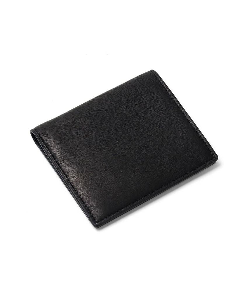 [ISIT] Men's Lamb Leather Bifold Wallet with 4 Card Slots, No. 934612 (Black)