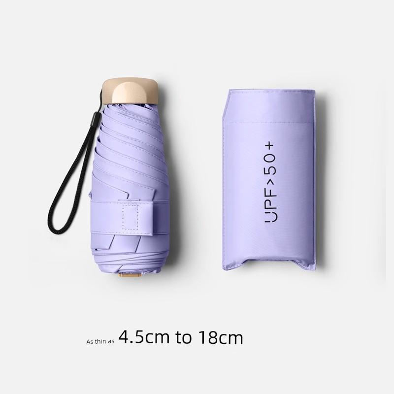 Flat 40% off Ultra-Light Sunshade Umbrella with Black Coating for Sun Protection, Compact Sun Umbrella 50% off for Both Sunny and Rainy Weather