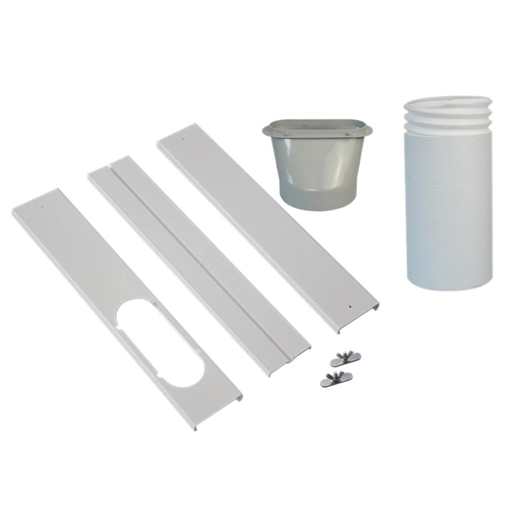 Air Conditioner Window Vent Exhaust Hose Lightweight Duct Extension Pipe Slide Plate Tube Connector Air Conditioning Wind Shield