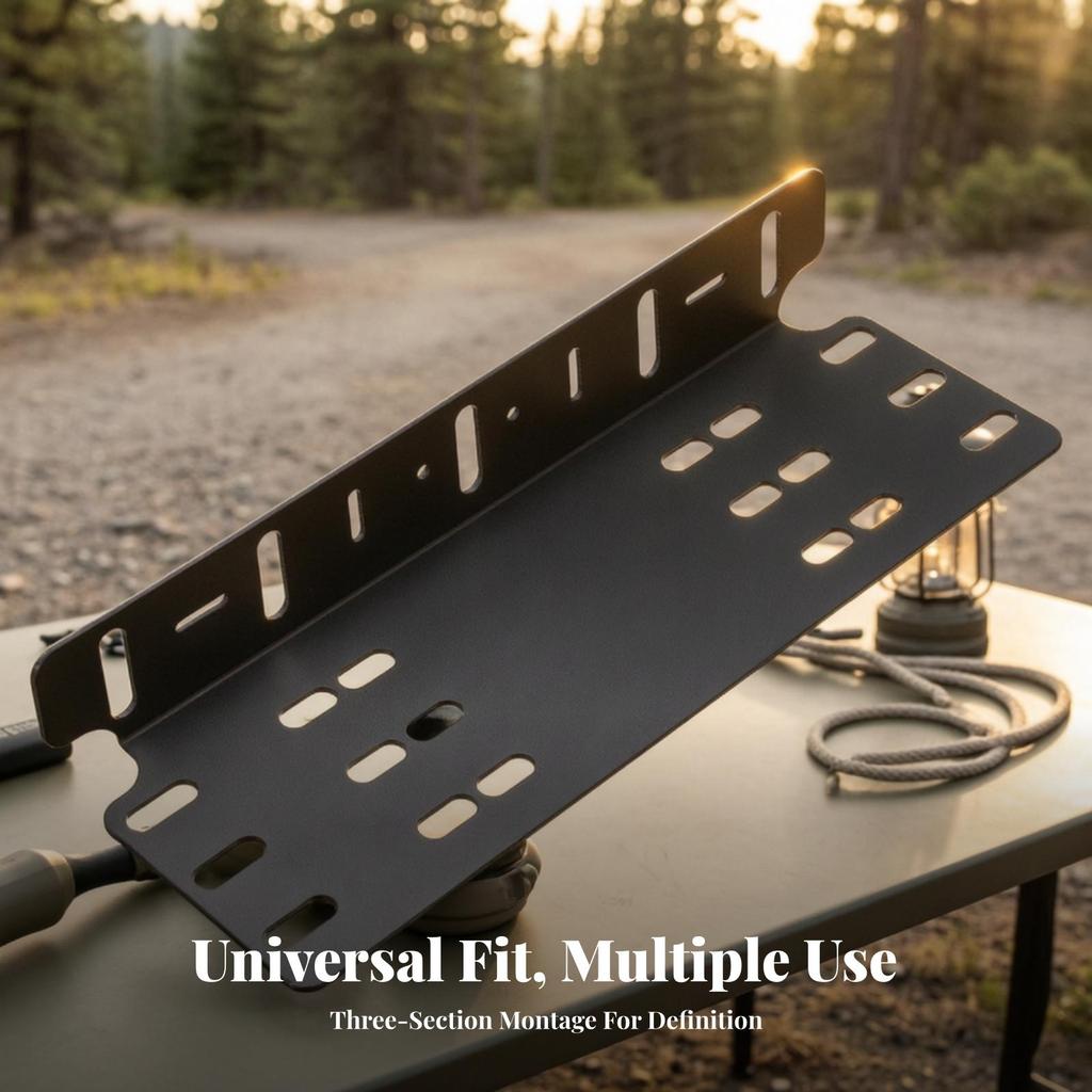 Registration Plate Mount Easy Installation Bracket No