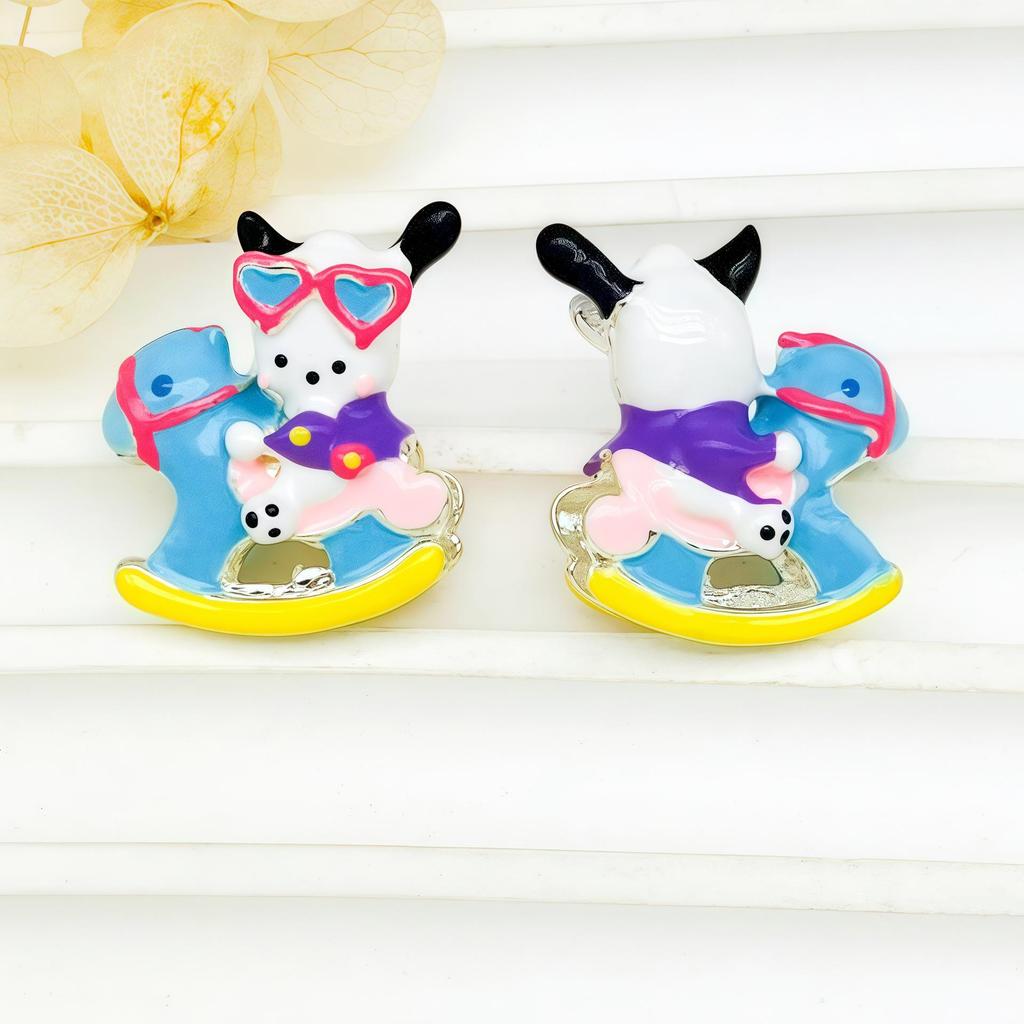 DIY Alloy Oil-Drop Beads: 3D Large-Hole Stringing Beads for Cute Girl Bracelets & Necklaces