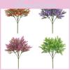 Clover Plastic Lucky Plant Silk Flowers For Home Celebration Decorations