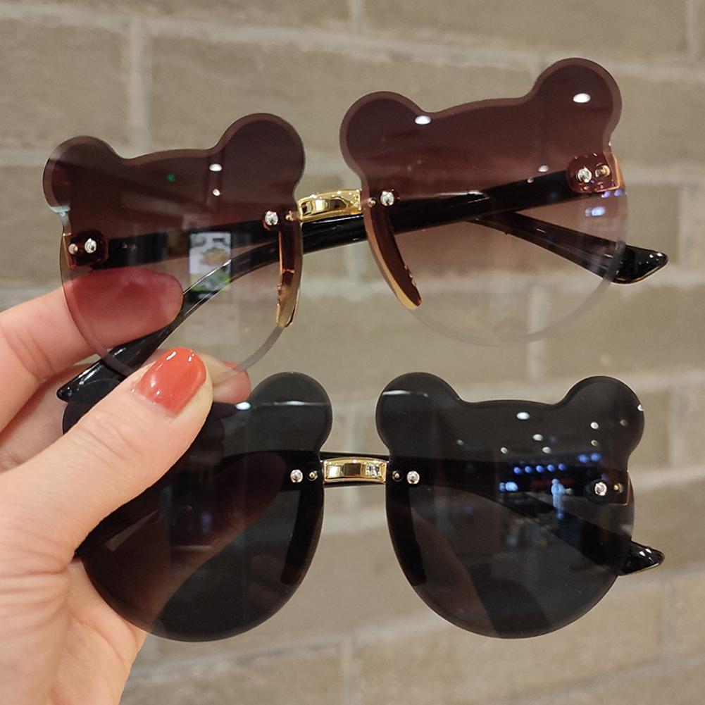 Children Sunglasses Uv400 Protection Cute Bear Ear Sunglasses Gifts For Boys Girls