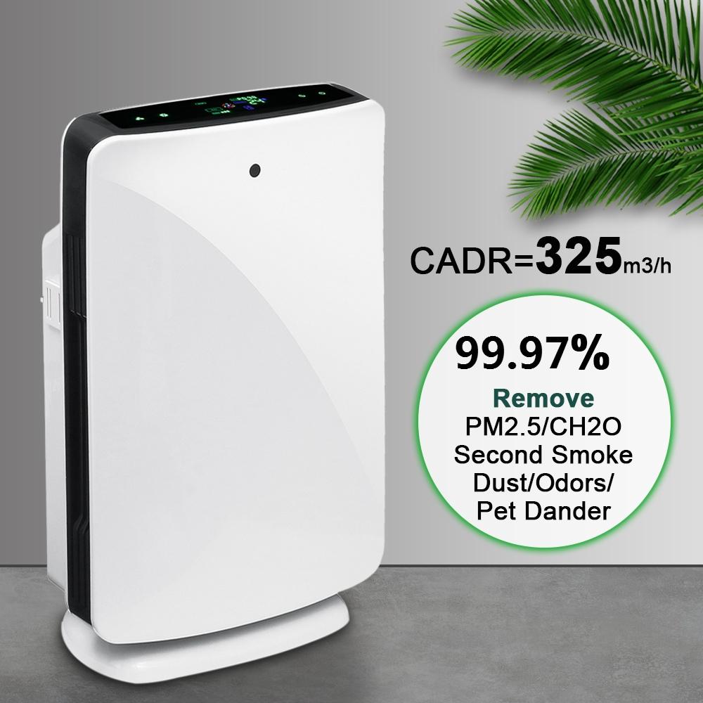 Air Purifier True with HEPA Filter Odor Allergies Remover for Smoke/Dus,/VOCs/Pollen/ Pet Dander/PM2.5 Home Office Use