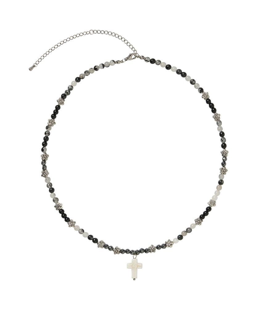Nakedblood [Handmade] Pale Prayer Beads Necklace