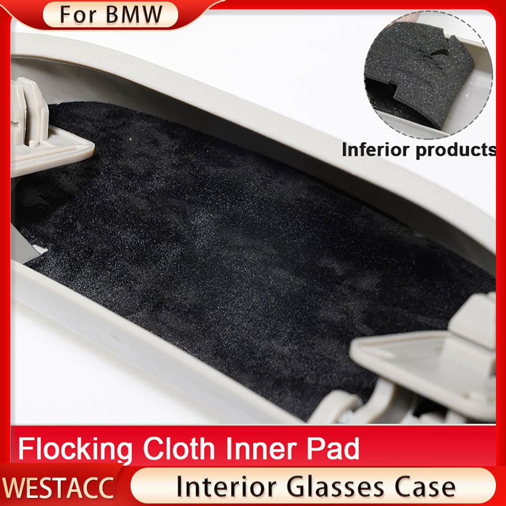 Car Glasses Case Holder Sun Glasses Box Case for BMW X1 F48 X3 F25 X5 G05 F10 F11 F20 1 2 3 5 7 Series Storage Box