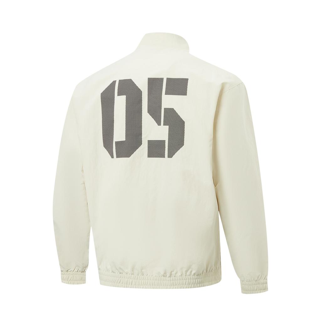 Li Ning Basketball Series Windproof Water-Repellent Stand Collar Logo Sports Jacket Men Jackets AFDW403-2