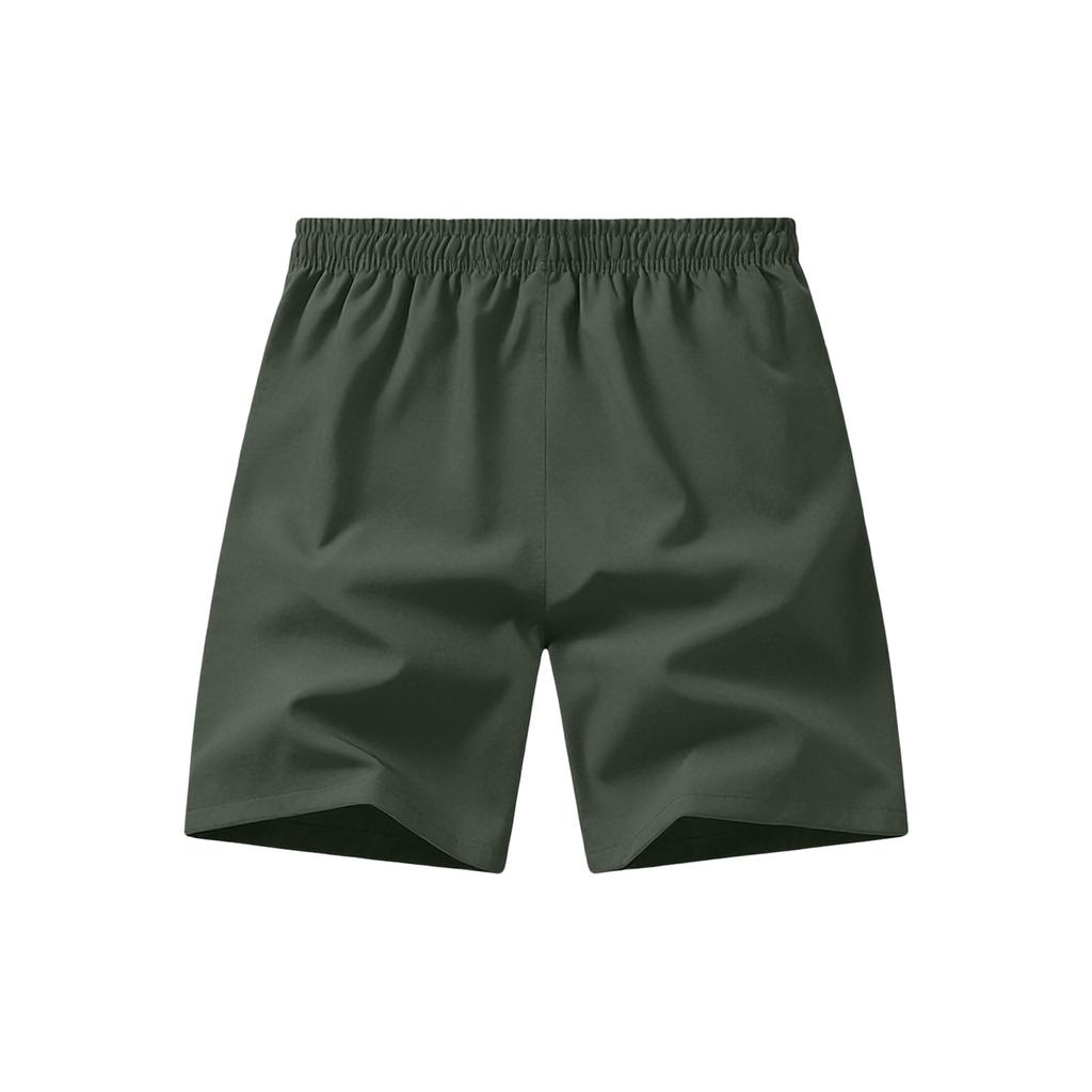 Men’s Lightweight Quick Dry Shorts with Elastic Waistband and Drawstring for Outdoor Sports and Daily Wear
