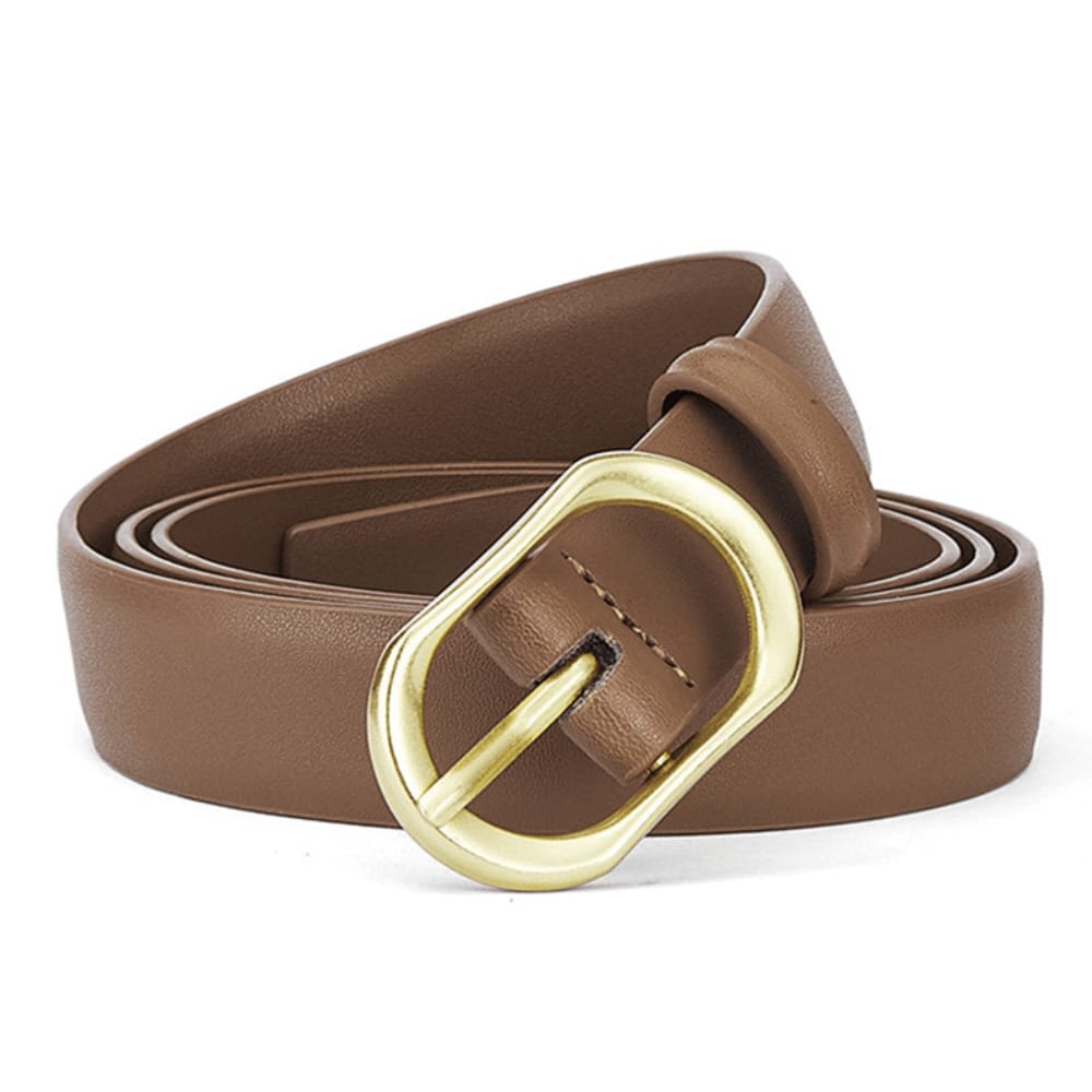 New Belt Women's Suit Pants Simple Pin Buckle Versatile Jeans Women's Belt Decorative Belt Women
