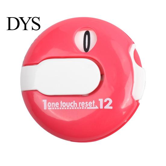 Simple Reset Golf Counting Tool Score Counter Mini Stroke Clicker Tally Tracker One-Touch Clip-on Scorecard Scorekeeper Attachment Up To 12