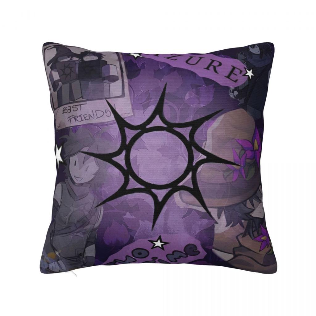 Azuretime Anime Pillow Cases Azure Two Time Game Cushion Cover Custom Polyester Decorative Pillowcase For Bed 18"