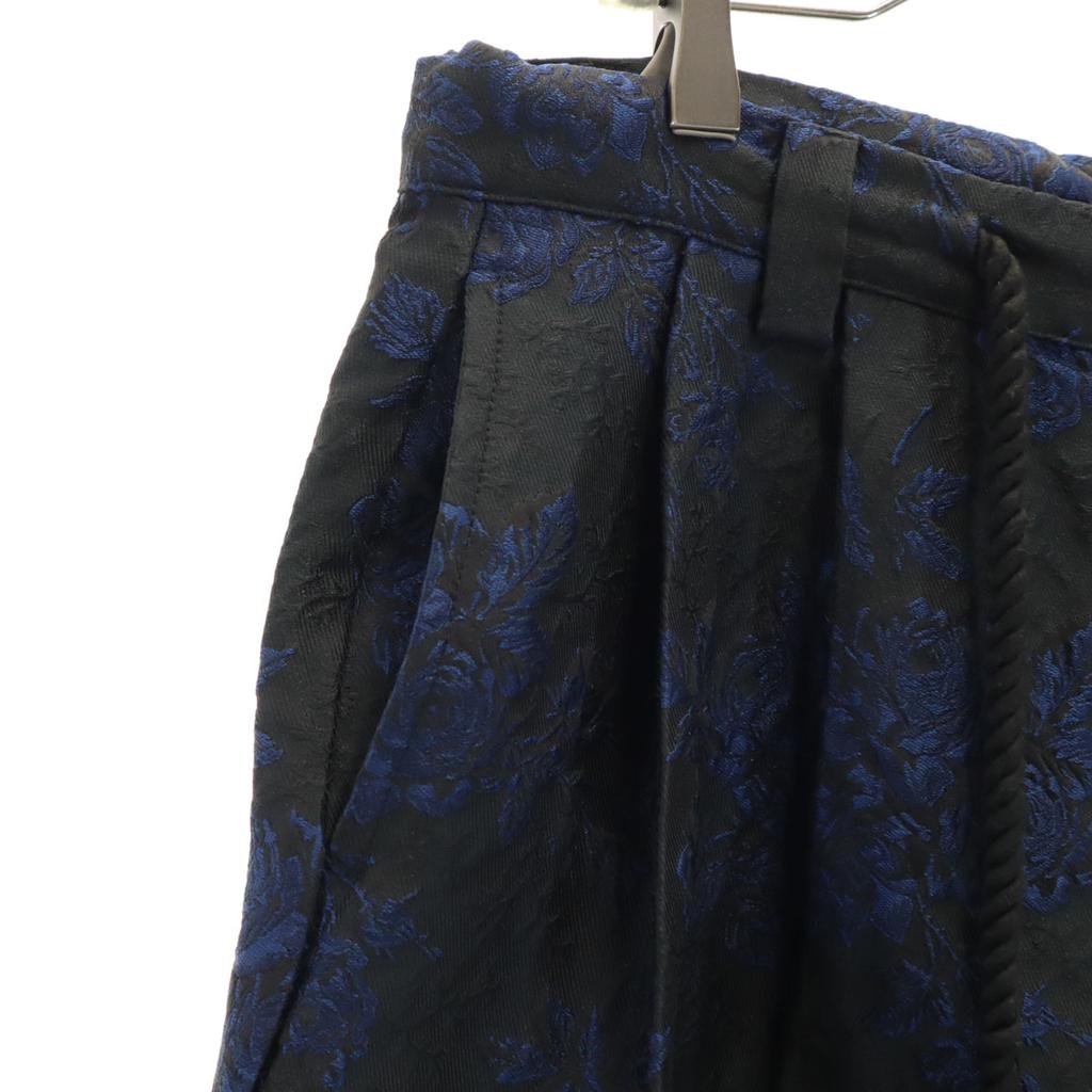 UNSELDs Rose Embroidery Cargo Shorts L Black Men's Used