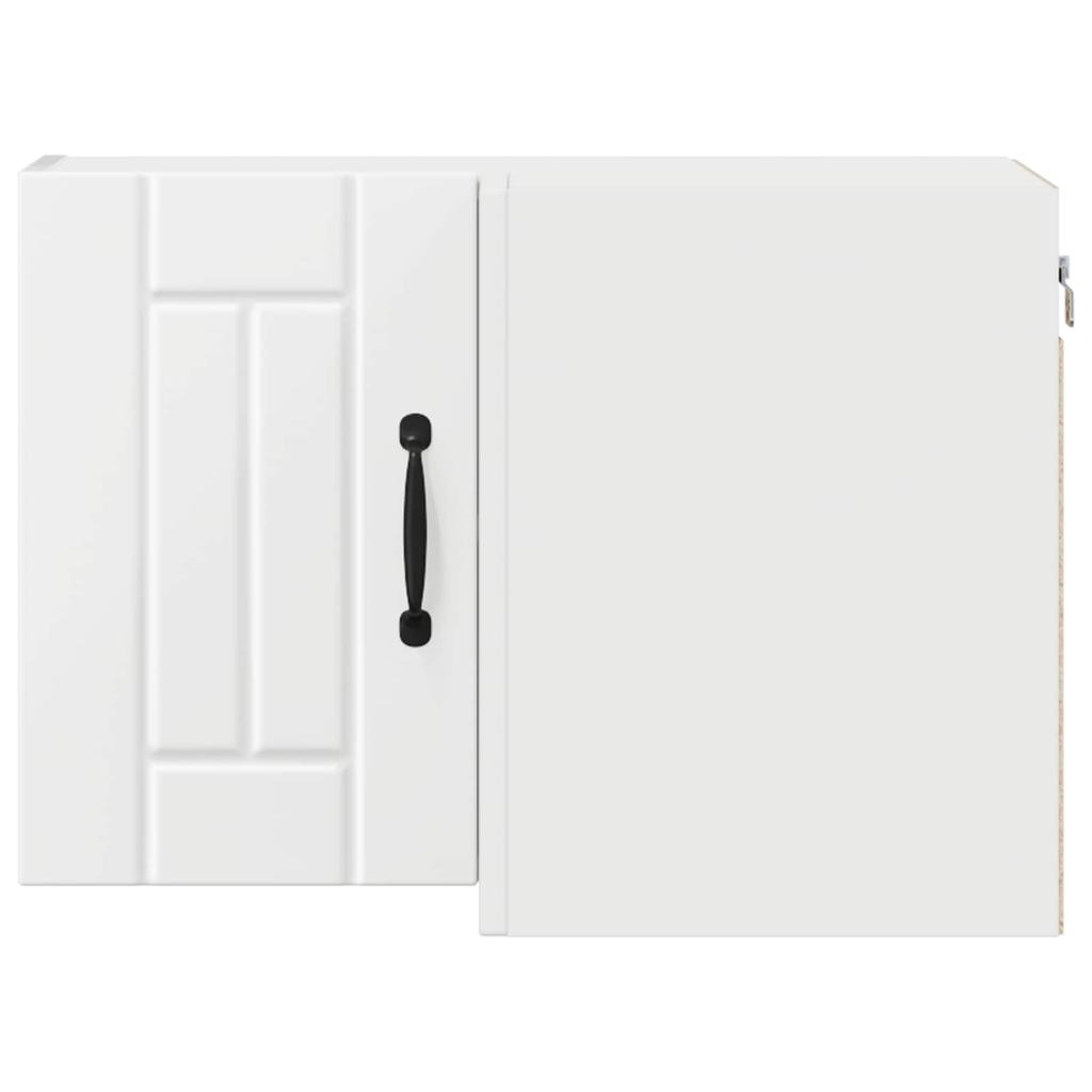 Lucca Wall Corner Cabinet White 57 X 57 X 40 Cm Particleboard