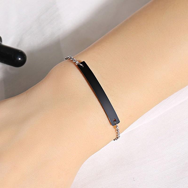 Geometric 18K Gold Curved Plate Bracelet, Mirror Polished Stainless Steel, Couple Style.