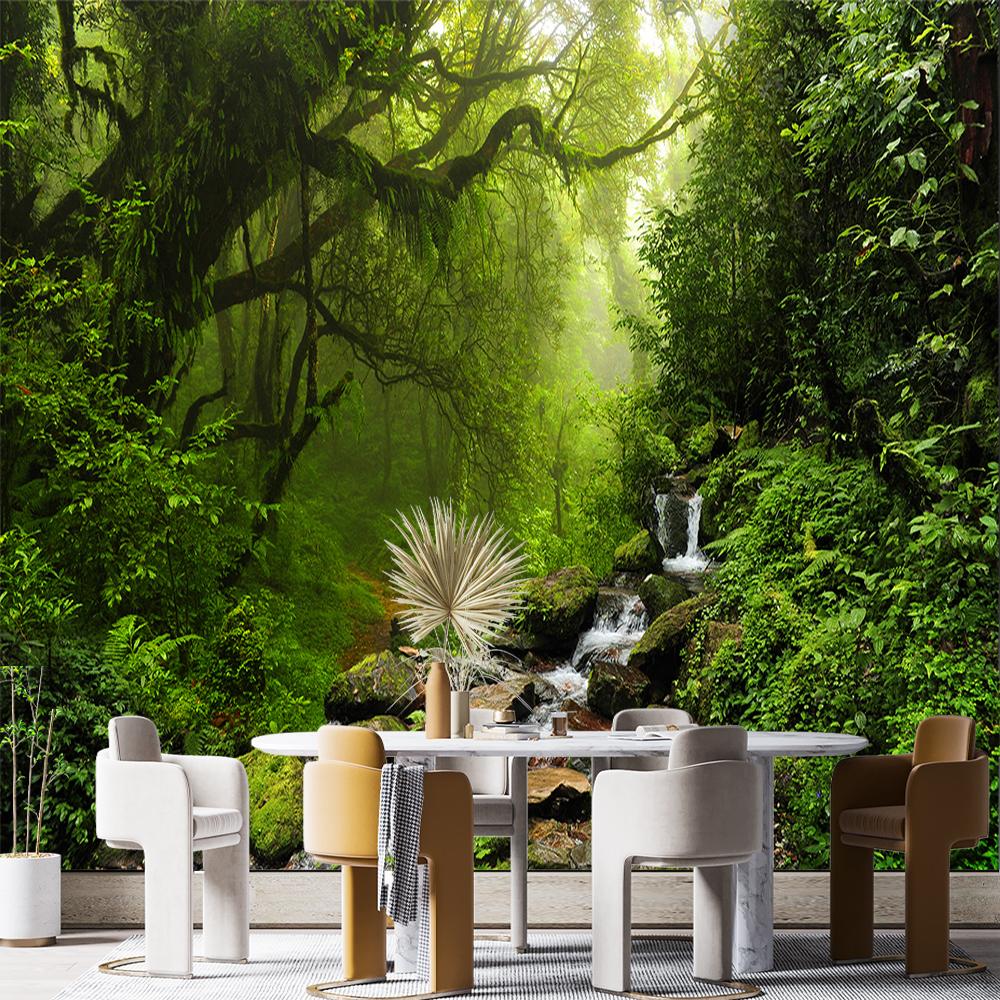 

3d Современные Лесные Обои Природный Пейзаж Лесное Настенное Панно Спальня Гостиная Настенная Бумага Домашний Декор 200 cm(W) x 140 cm(H)