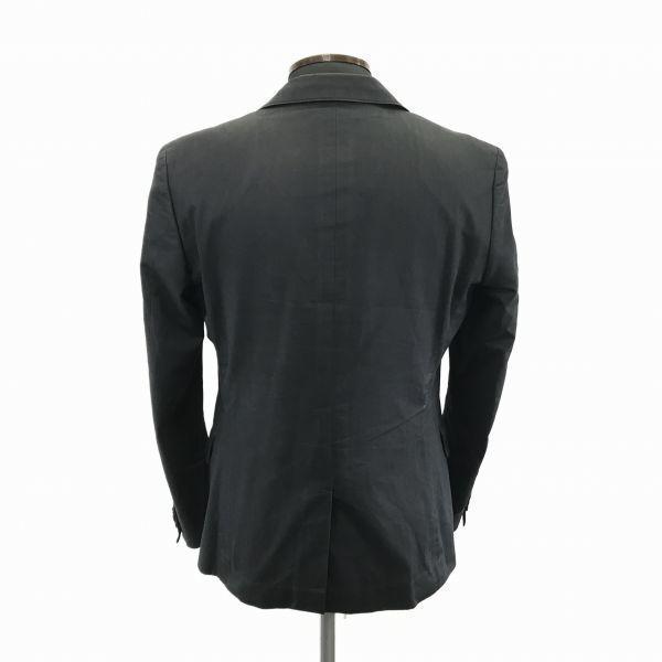 Tornado Mart/Striped Tailored Jacket/L/Black/Single/2-Button/Inner Pocket(USED)
