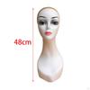 Stylish Female Mannequin Head Stand for Showcasing Wigs and Jewelry