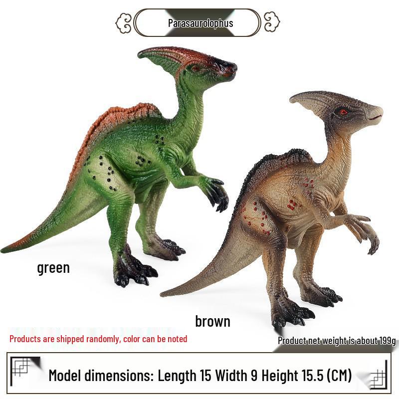 Cretaceous Parasaurolophus Dinosaur Toy Model: Children s Education Plastic Figurine Decor