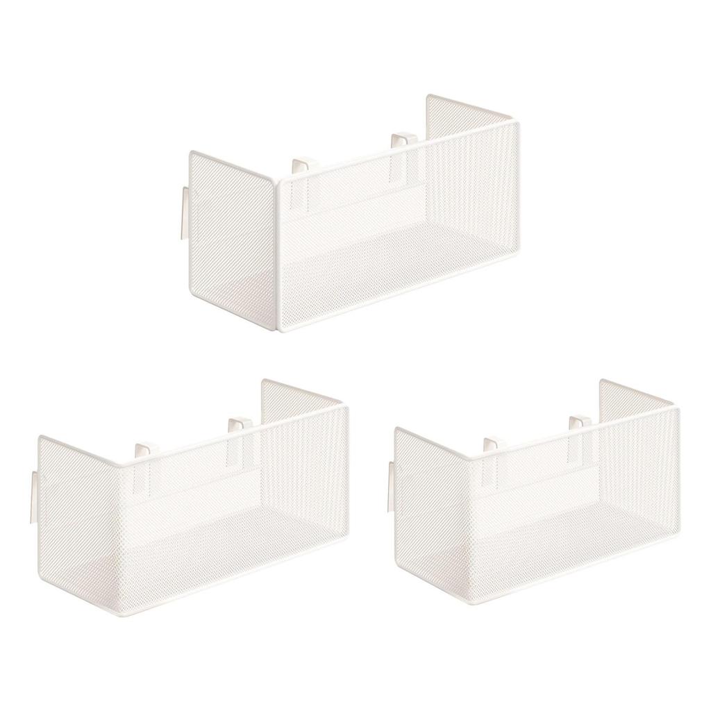 Under Desk Storage Basket Container Decor Portable Accessories Simple Storage Basket for Handbag Toys School Cupboard Crafts