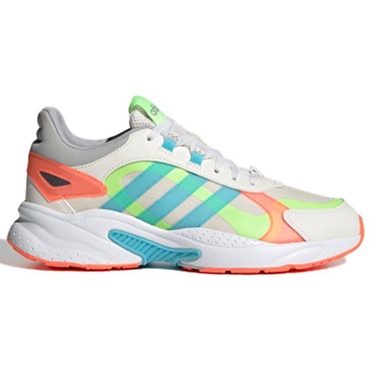 Adidas Neo Crazychaos Shadow Mesh Fabric Comfortable Thick Sole Shock Absorption Low Top Dad Shoes Men Sneakers Blue Green Orange FY5991