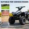 12V Ride-On Quad Bike w/ Music, Horn, for Ages 3-5 Years - White