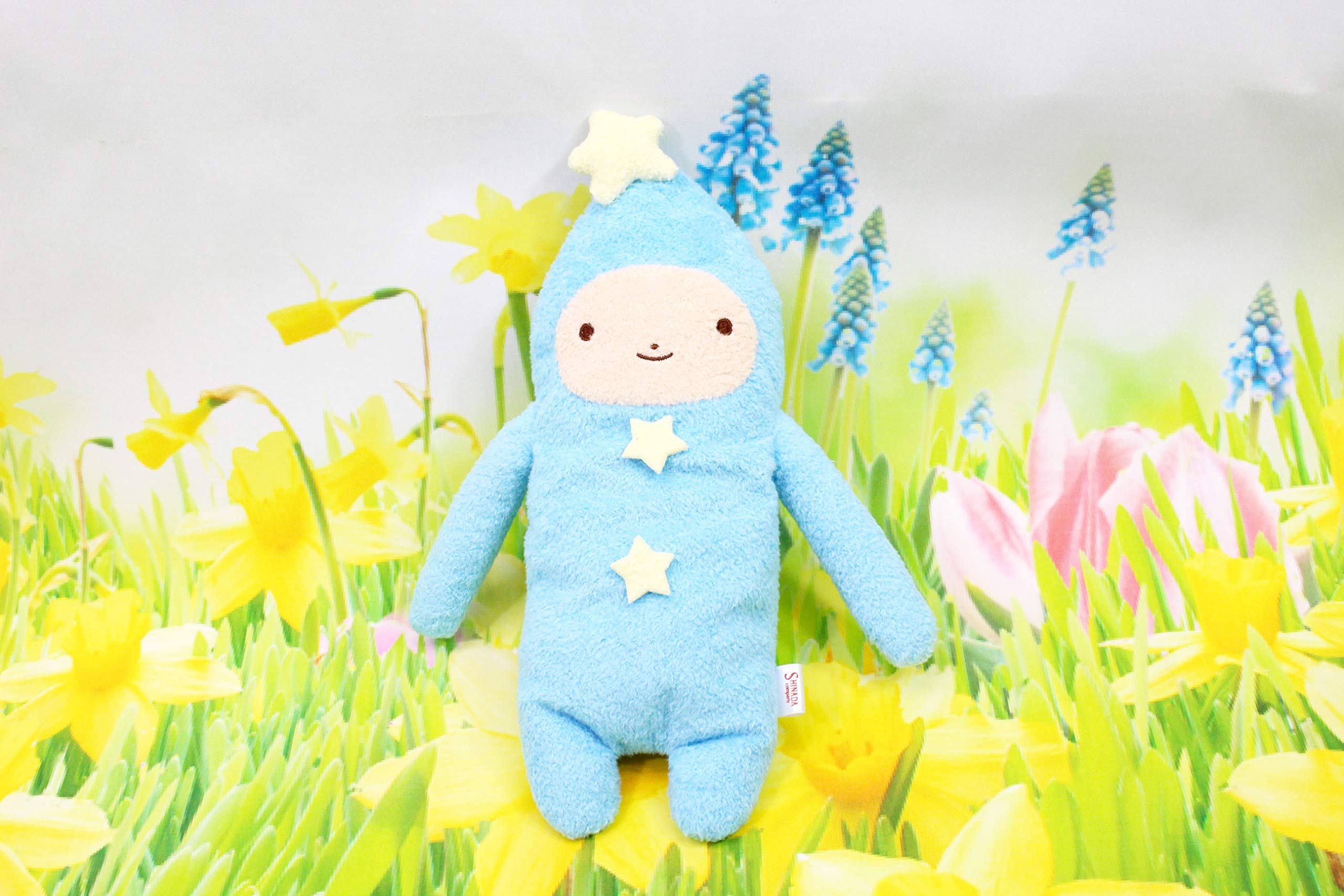 Shinada Fumofumo-san Star Nicola Sky Blue (M) 10 x 5 x 20 cm Plush Toy Animal Goods FMNK-0078B