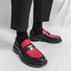 Men Loafers Black Office Shoes Formal Business Red Wedding Dress Prom Blazers White Tuxedo Party Shoes Large Size