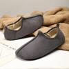 Winter Cotton Men Shoes Warm Slip on Lightweight Slippers Women Plush Bedroom Home Cotton Loafers Unisex Winter Warm Shoe