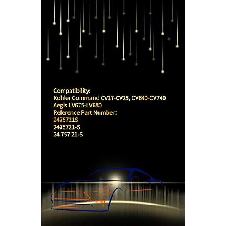 Carburetor Rebuild Kit for Kohler Accelerator Pump Engine CV17-CV25 CV640-CV740