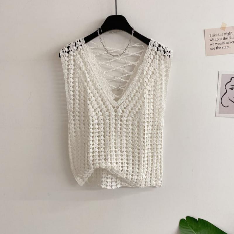 Honey J Women S Belia twiSt Knit veSt 2color