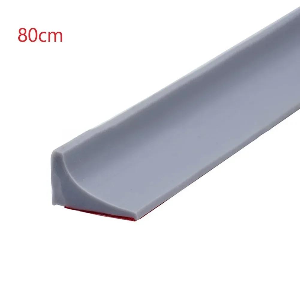 30-100cm Silicone Water Stopper Retaining Strip Seal Strip Shower Dam Flood Barrier Dry/Wet Separation Bathroom Accessories