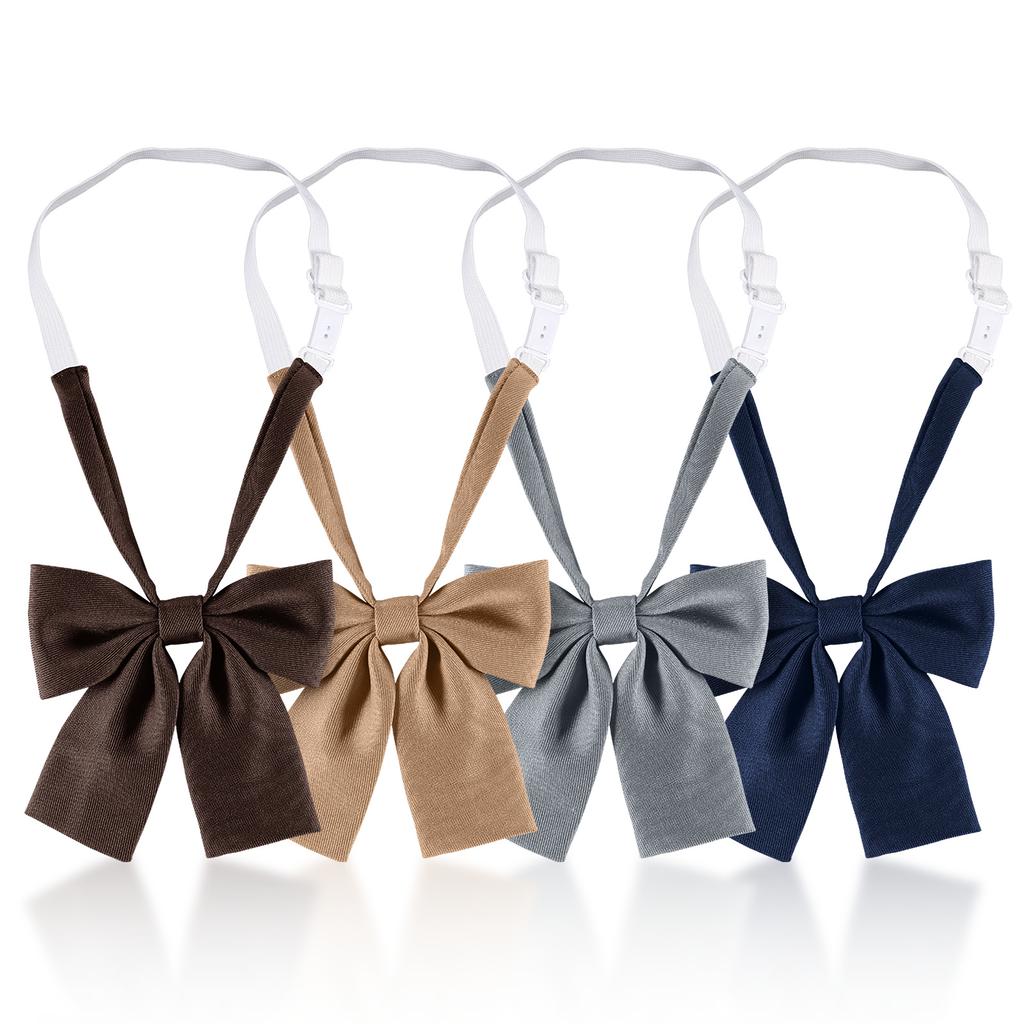 JK Small Necktie Bowtie Uniform Collar Butterfly Cravats For Student Basic Style School Uniform Ties Shirt Dress Neck Wear Ties