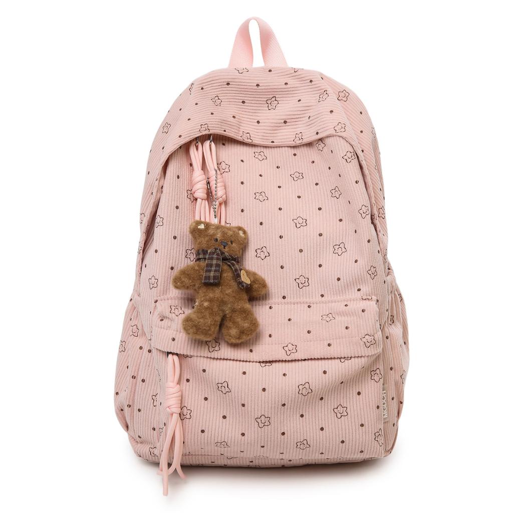 Schoolbag1011 New Mori Small Fresh Backpack Korean Junior High School Student School Bag Polka Dot Girl Cute Backpack
