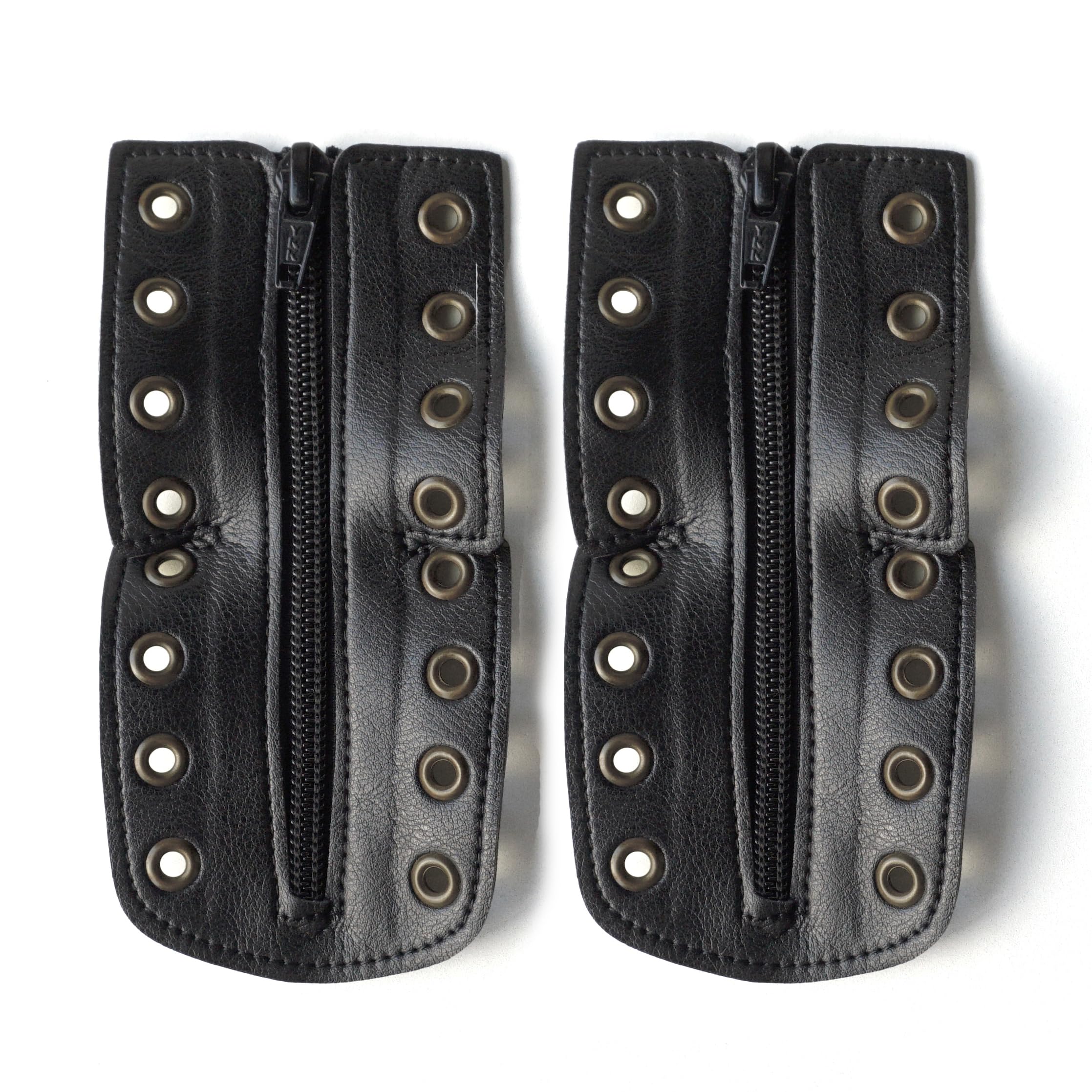 

Belle & Sofa AZIPP Lace-Up Boots, Size M, Black, 8-Eye Zipper, Full Pair, Military Boots, Airsoft, Motorcycle Boots, Made in Japan