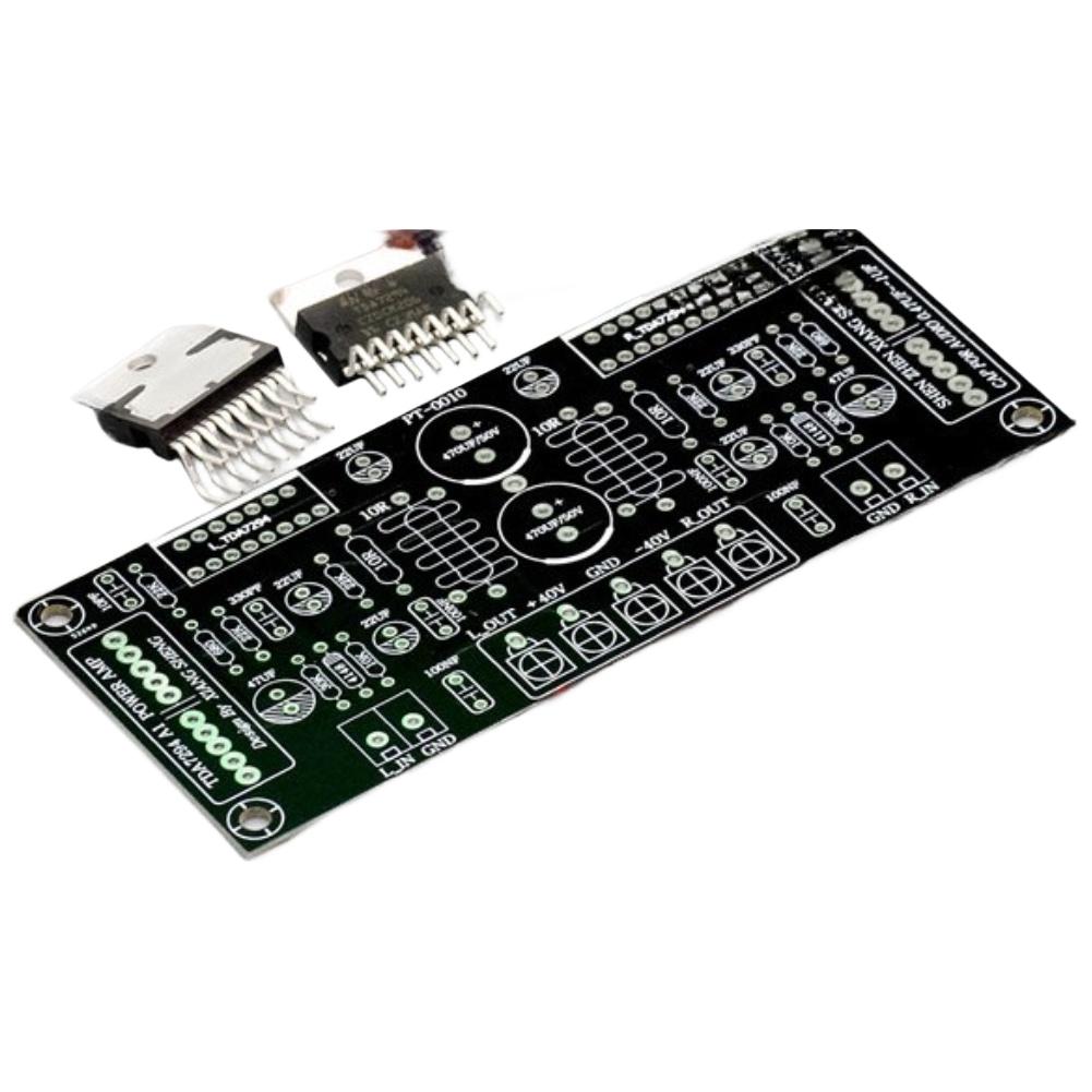 TDA7294 DIY Audio Kit 200W Audio Power Board Dual Channel HIFI PCB Parts Supports DC +-24V To +-40V Power Supply